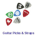 Guitar picks & straps